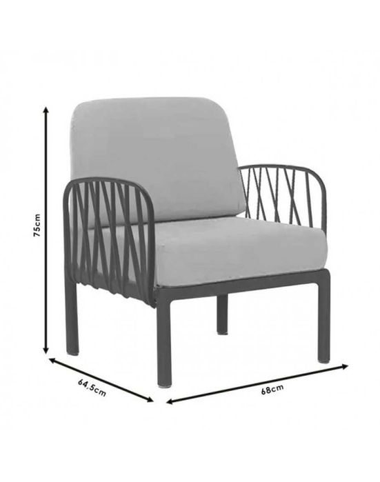 Градински сет с два фотьоила