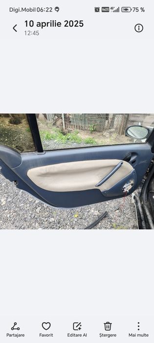 Piese  smart fortwo 0.8 capota Aripa scaune motor cutie viteze smart