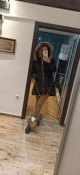 Топло яке с естествен пух