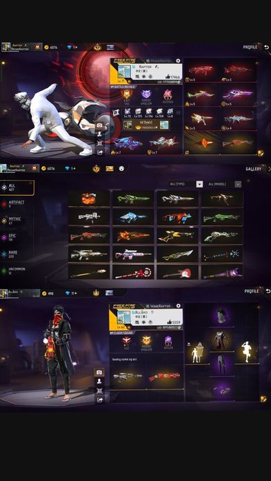 Продам фф аккаунт за 5500