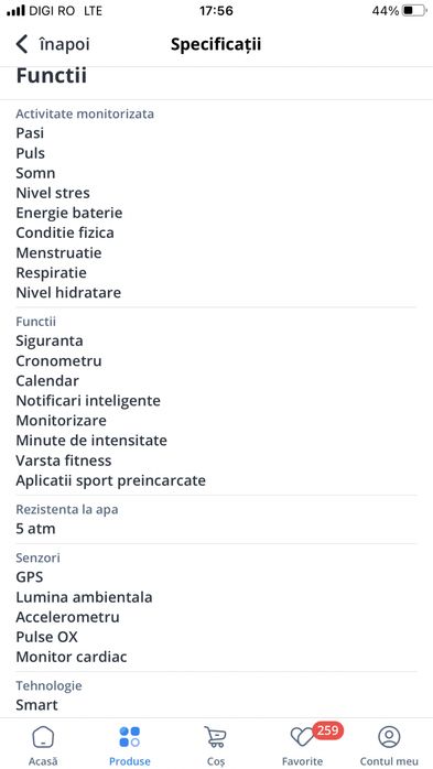 Smart watch Garmin Vivomove Sport