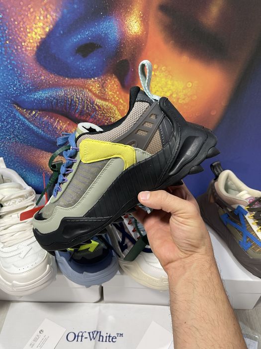 Adidasi Off White ODSY piele naturala Premium Full Box colectie noua