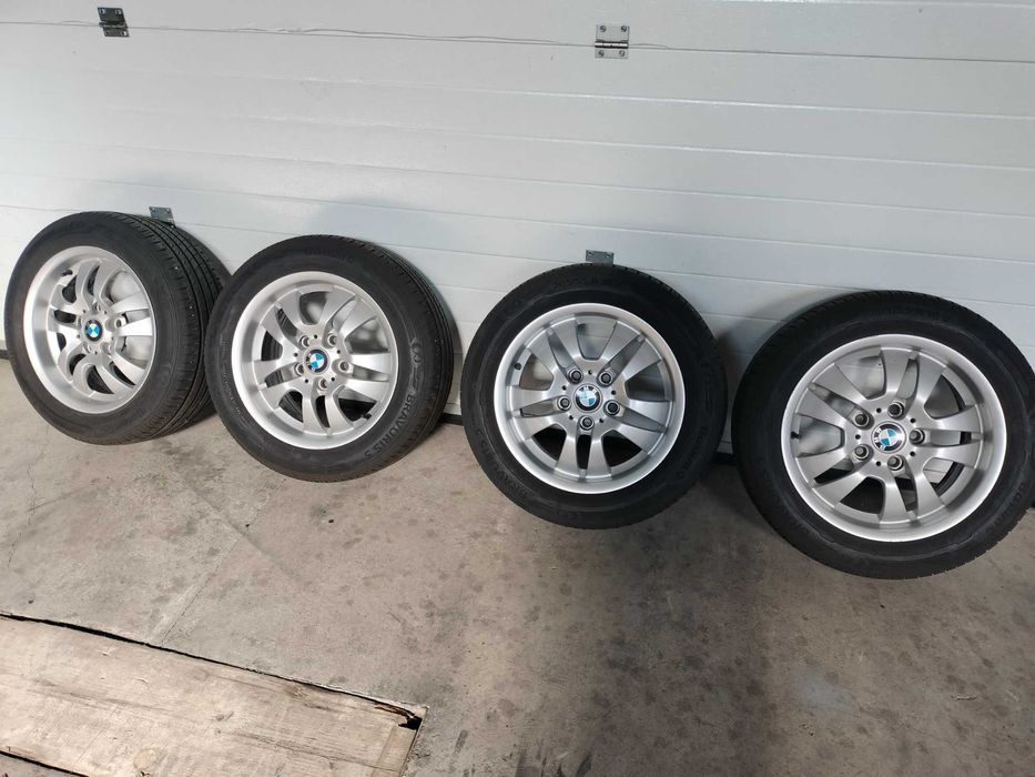 Jante bmw cu cauciucuri Bravuris 5.  205 55 16 DOT 2019