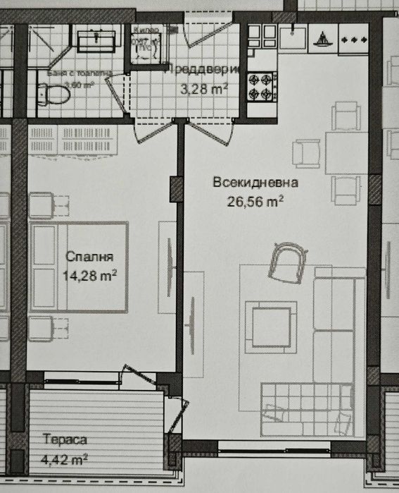 Продава се Двустаен апартамент в Пловдив, Гагарин - 72 кв.м за 714 €/кв.м - Снимка #6