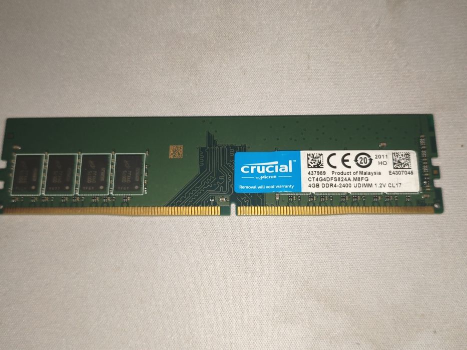 Оперативная память ddr4 4гб