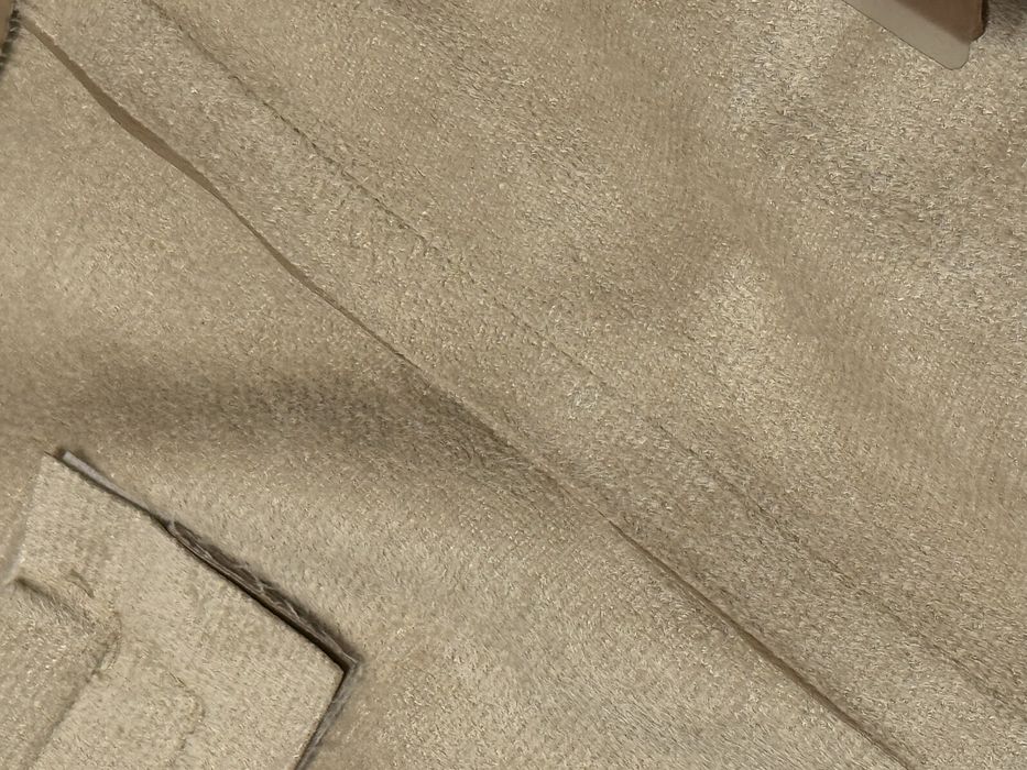 Бежевые Кожаные штаны