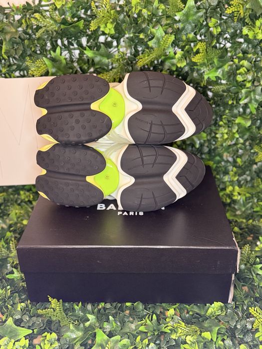 Adidasi/Sneakers Balmain Unicorn white green