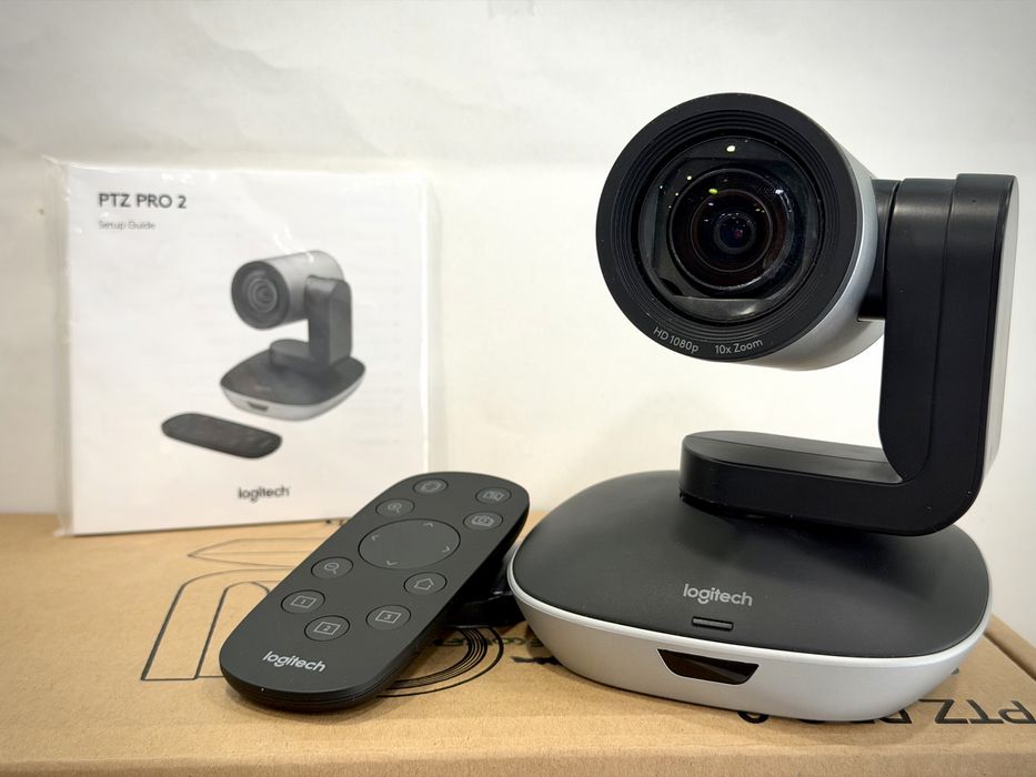 Camera videoconferinta Logitech PTZ Pro 2, Zoom 10X - Garantie !!!