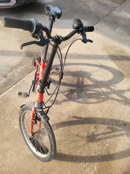 Велосипед складывается