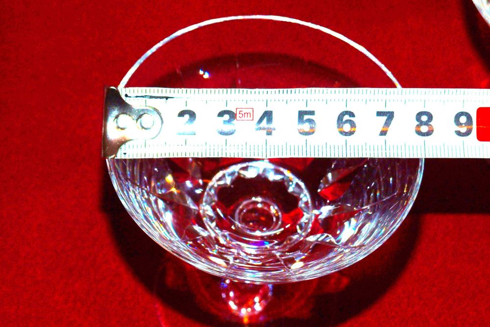 Serviciu 10 pahare de sampanie, cristal Bohemia autentic, nobile, NOI