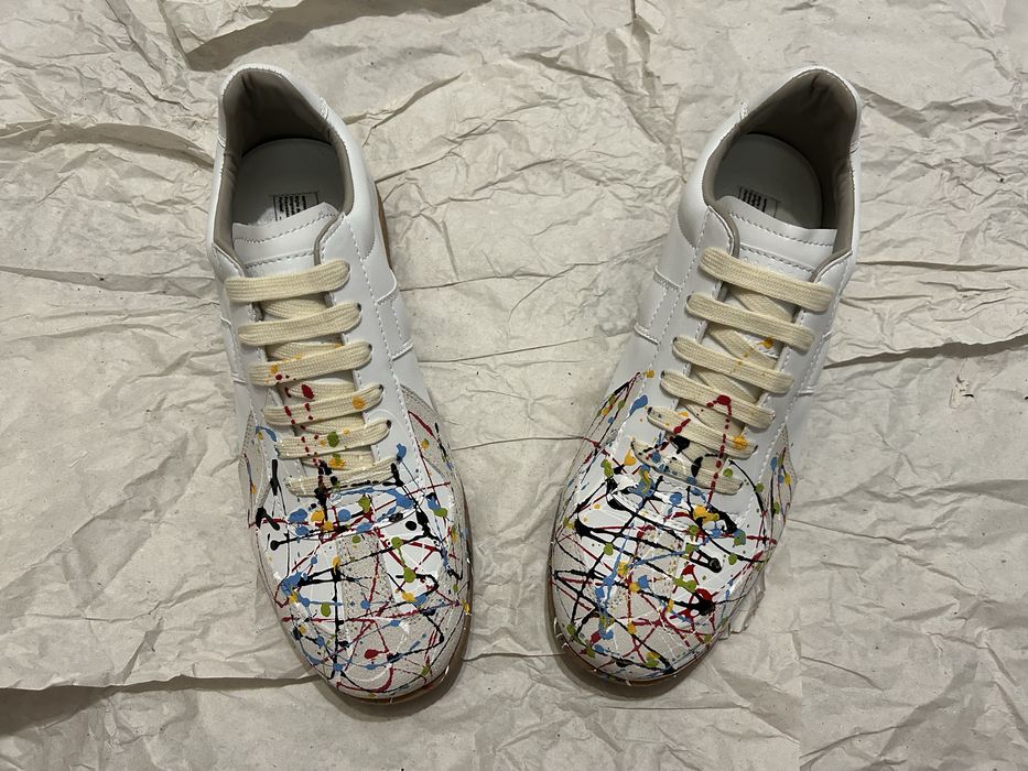 Adidasi Maison Margiela Paint Splatter