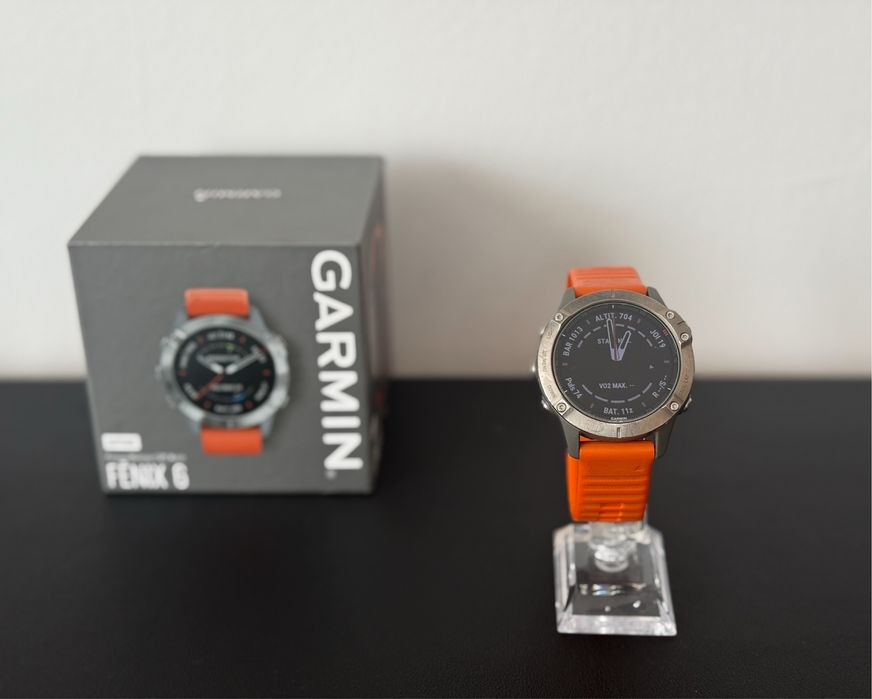 Garmin Fenix 6 SAPPHIRE Full Box – Stare foarte bună
