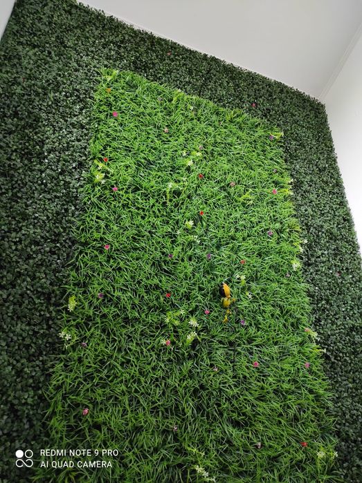 Panou Verdeata covor frunze decorativ verde 60 x 40 cm