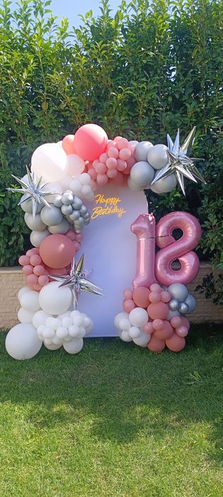 Decor baloane evenimente speciale, majorate, nunți botezuri aniversari