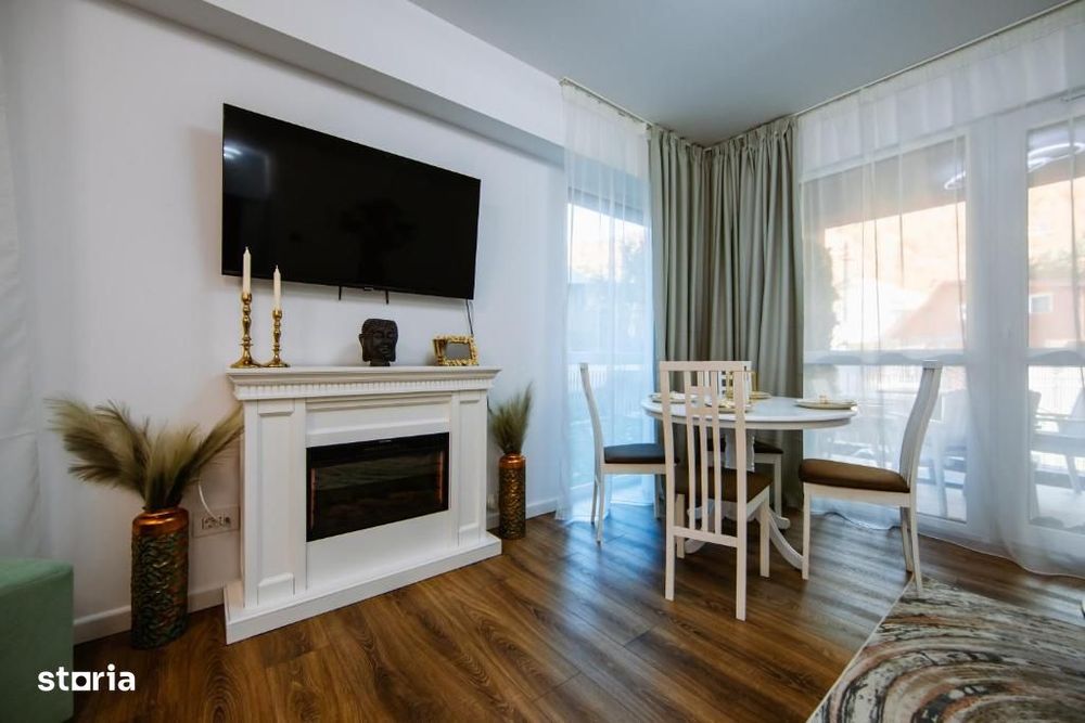 Apartament 2 camere Sinaia| Gradina 51 mp| Booking & Airbnb- Facilita