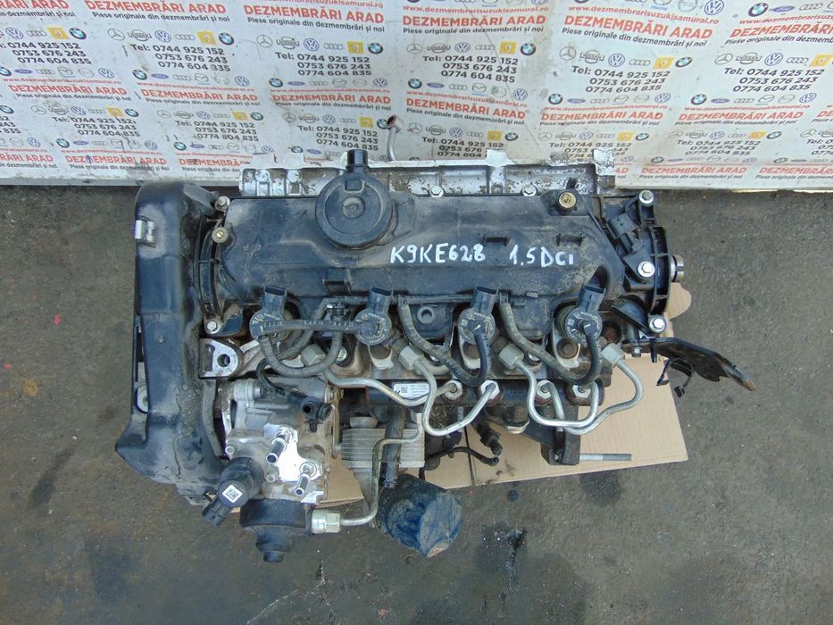 Motor Renault 1.5 k9ke628 Clio 4 Captur Nissan Micra qashqai Dacia Kadjar Sandero Logan Kangoo euro 6 mercedes w177 w247 logan dokker lodgy