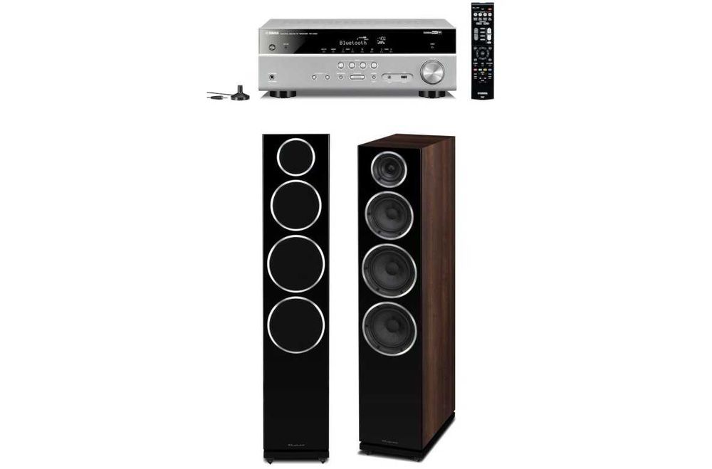 Receiver A/V YAMAHA RX-V483 & 2 Boxe Wharfedale Diamond 240