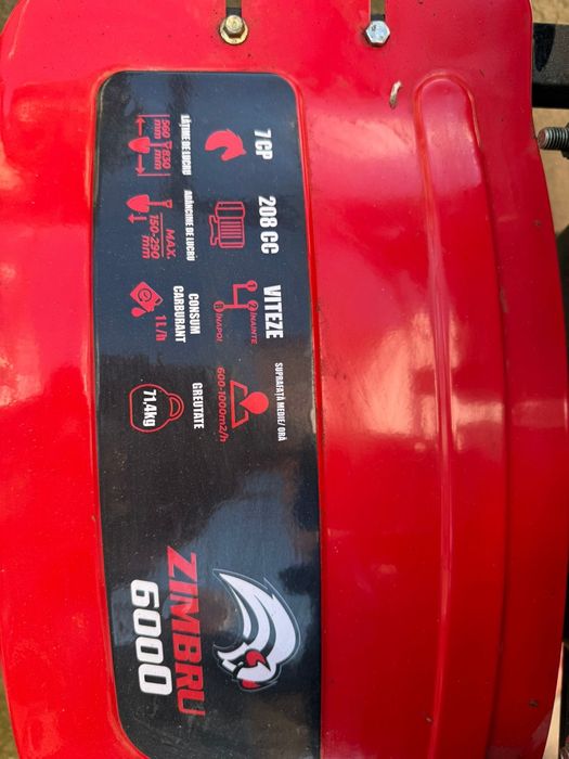 Motocultor Zimbru 7 cai
