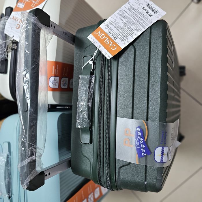 NOU Troler 65cm, verde army, polipropilenă 100%
