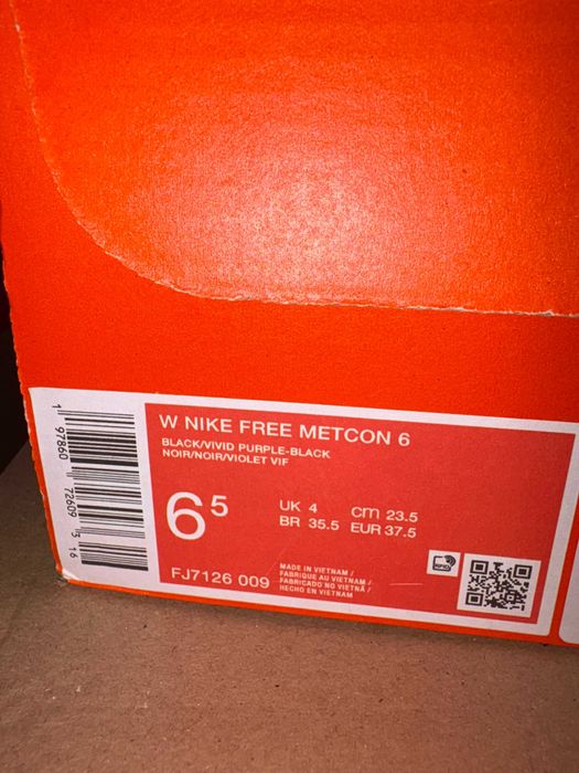 Nike Free Metcon 6 - Номер 37.5