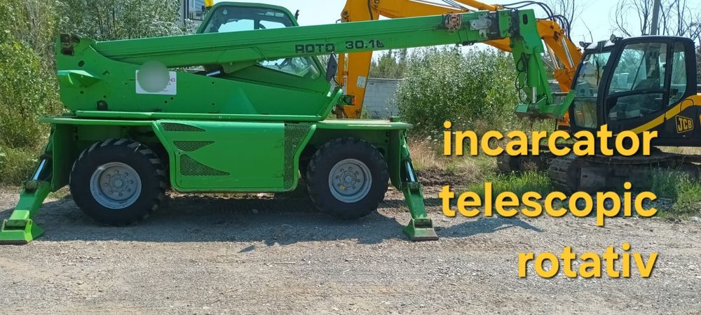 Manitou merlo 30-16 ROTATIV  incarcator  cupa+furcifrontal