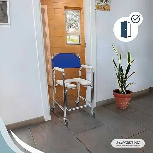 Комбинирана инвалидна количка Mobiclinic Manzanares , Ергономична, до 100 кг.