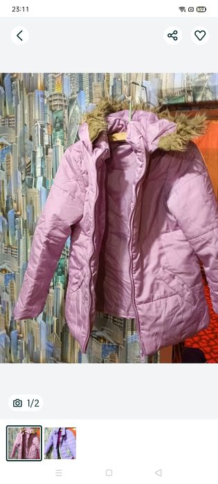 Продам детская куртка тёплая