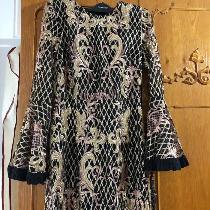 Rochie eleganta de seara lunga cu paiete