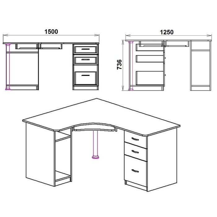 Ново! Ъглово бюро Компанит СУ-9