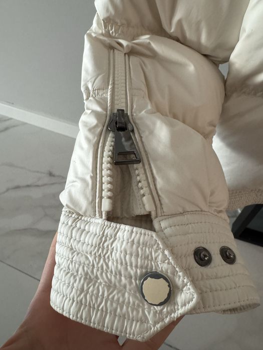 Massimo Dutti зимно яке с гъши пух и естествена кожа яка - ХS размер