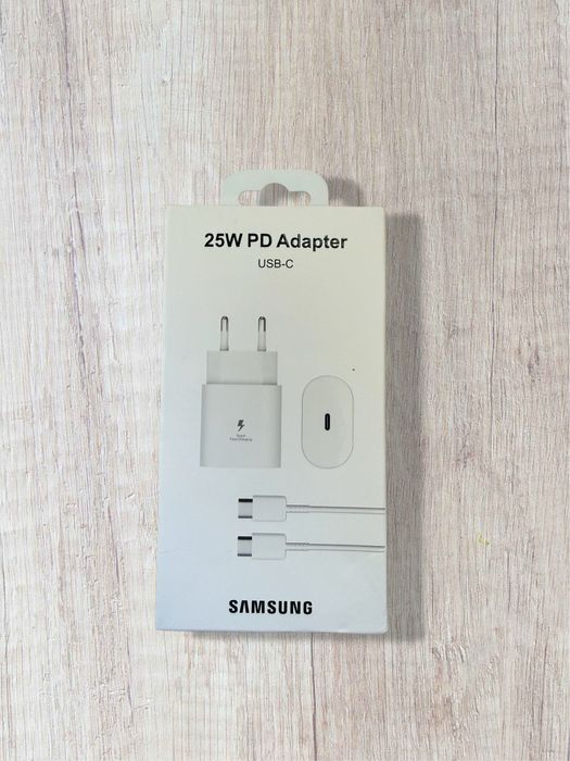 25W PD Adapter + USB-C cable Samsung