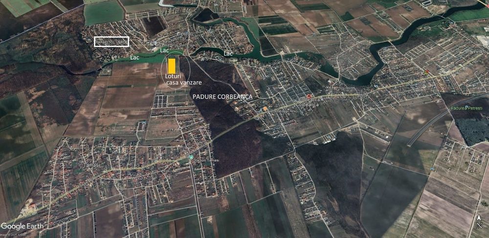 Teren intravilan Corbeanca