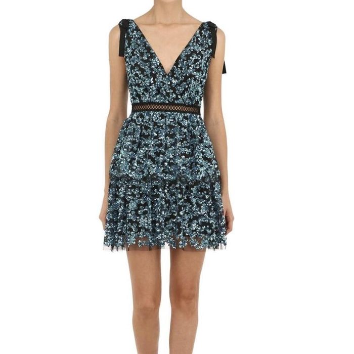 Рокля с пайети Self Portrait