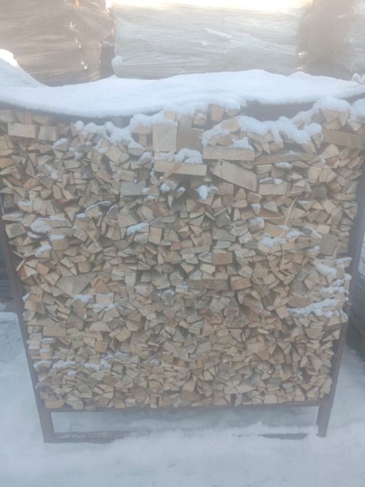 Дрова кубами и мешками