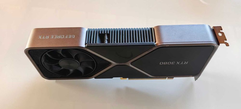 Видео карта GeForce RTX 3080 Founders Edition - Titanium and Black