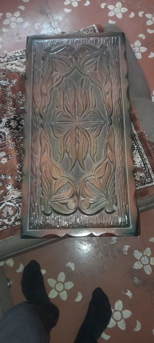 Нарды резные простые деревянные