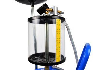 Масларка - Пневматична помпа за засмукване на масло 80л синя