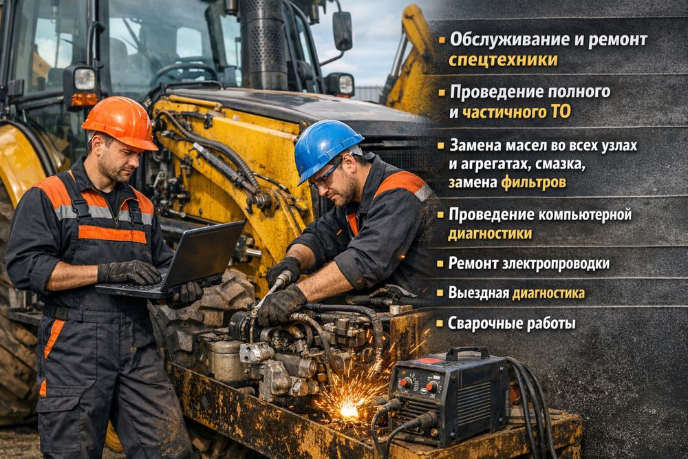 Ремонт и обслуживание спецтехники