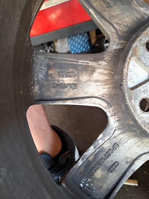 Vand jante + cauciucuri 5x112 R16