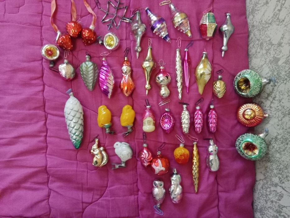 Ёлочные игрушки СССР