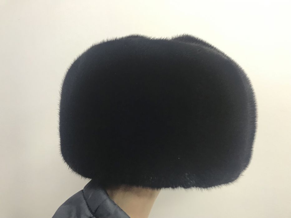 Шапка норковая ушанка