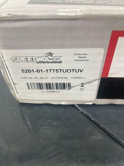 Discuri frana 2buc SPEEDMAX 5201-01-1775TUOTUV spate AUDI A4 -A-