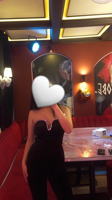 Вечернее платье-комбинезон