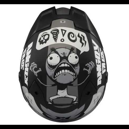 Каска AXXIS FENIX ANGRY FACE Сертификат: ECE 22:06 Тегло: 1450гр.