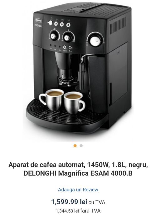 Espresor DeLonghi Magnifica