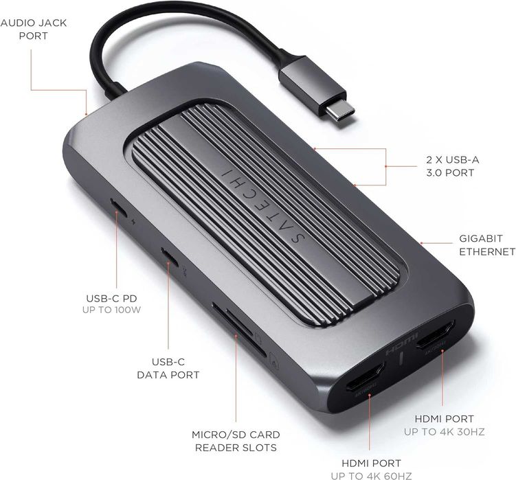 Satechi USB-C Hub Multiport Adapter USB4