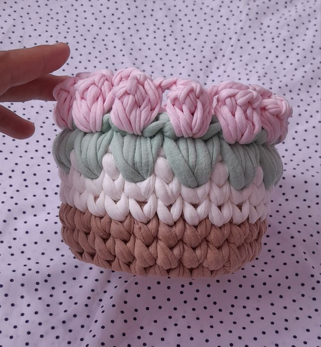 Korzinka iz trikotajniy pryaja