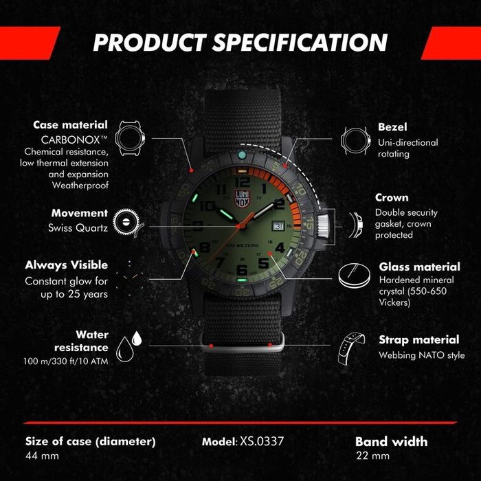 Luminox Leatherback Sea Turtle Giant 0320