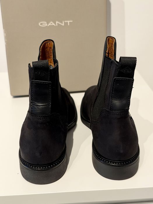 Ghete botine Gant Ashley negre piele intoarsa noi marimea 39