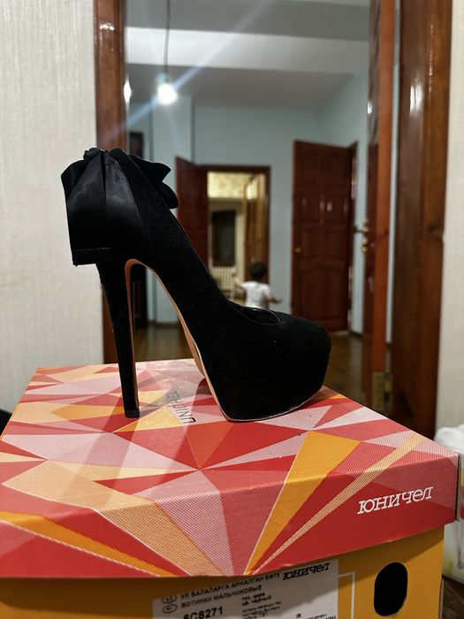 Туфли стильные на каблуке
